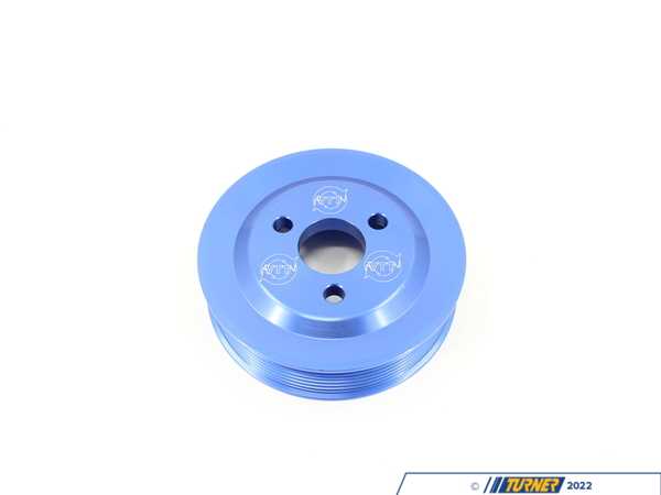 Vargas Turbo Technologies VTT Billet N5X Power Steering Pulley - Anodized Blue - BMW E82/88 E9X N54 N55 3.0L N54PSPULLEYBLUE