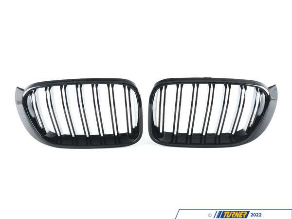 ECS Dual Slat Blackout Grille Set - Gloss Black - F25 X3 LCI / F26 X4 BM-0171-DS-GB