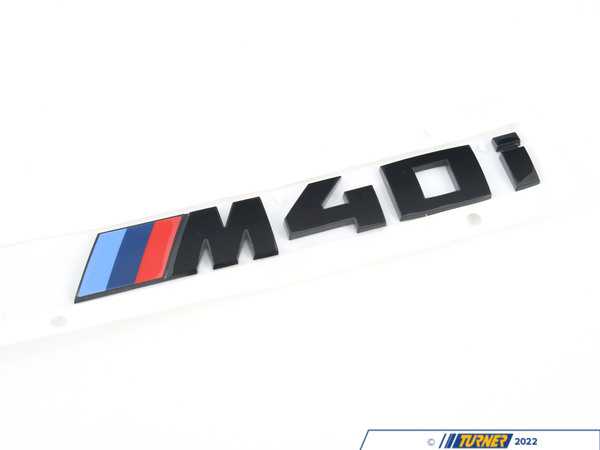 Genuine BMW LETTERING, BLACK, PAINTED 51142472833