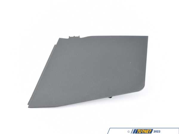 Genuine BMW Genuine BMW Lateral Trim Panel Left Schwarz - 51168205193 - E39,E39 M5 51168205193