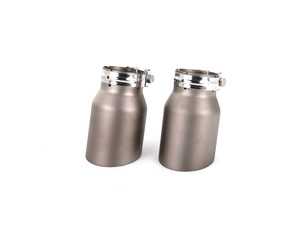 BMW & MINI ECS UNIVERSAL Exhaust Tips - 3.5" Titanium - Matte Finish - Pair