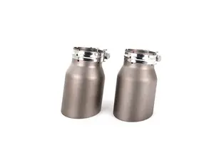 BMW & MINI ECS UNIVERSAL Exhaust Tips - 3.5" Titanium - Matte Finish - Pair