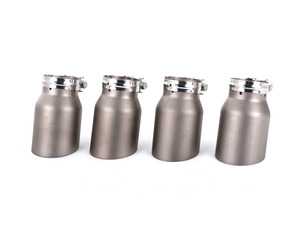 BMW & MINI ECS UNIVERSAL Exhaust Tips - 3.5" Titanium - Matte Finish - Set of Four