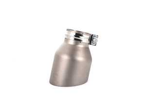 ECS UNIVERSAL Exhaust Tip - 4.0" Titanium - Matte Finish - Priced Each