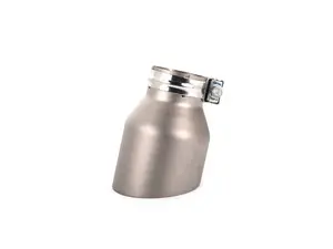 ECS UNIVERSAL Exhaust Tip - 4.0" Titanium - Matte Finish - Priced Each