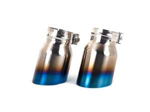BMW & MINI ECS UNIVERSAL Exhaust Tips - 3.5" Titanium - Burnt Finish - Pair