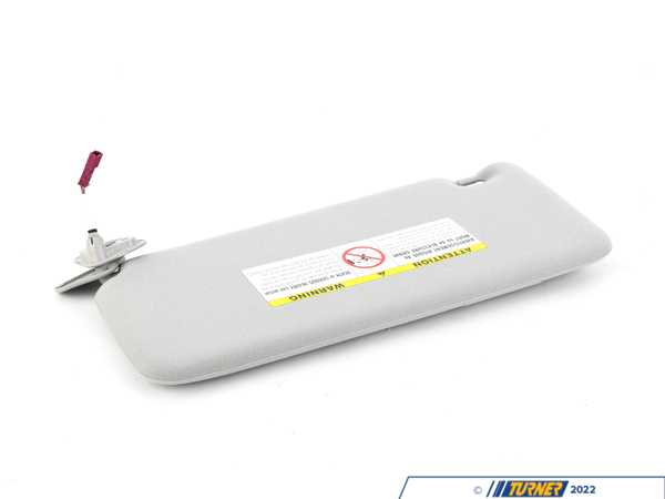 Genuine BMW Genuine BMW Right Sun Visor Make-Up Lamp Hellgrau - 51168237108 - E38 51168237108