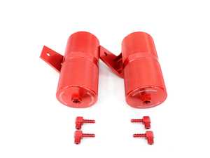 VTT N54 Billet Vacuum (Boost Control) Tank Kit - Anodized Red - BMW E82/88 E9X E60 Z4 N54 3.0L