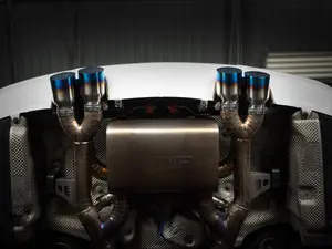ECS UNIVERSAL Exhaust Tip - 3.5" Titanium - Burnt Finish - Priced Each