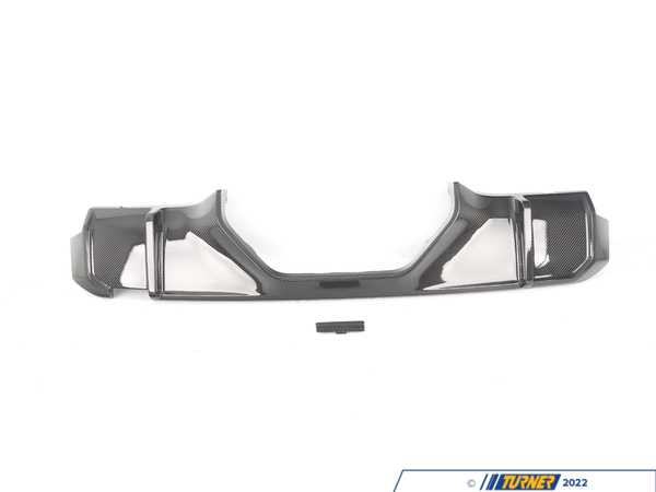 Genuine BMW REAR DIFFUSER, CARBON 51195A198B5