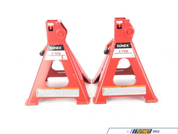 Sunex 6 Ton Jack Stands - Pair  1006C