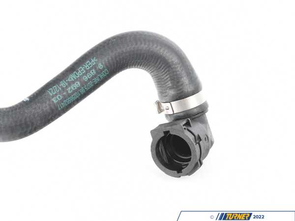 Genuine BMW COOLANT LINE, TURBOCHARGER R 11539896892