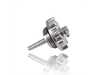 Advanced Auto Fabrication AAF Vented Power Steering Cap Kit - Silver Reservoir 116253 View 2
