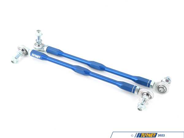 Turner Motorsport Performance Adjustable Front Sway Bar End Links - Pair - G8X M3 M4 Base & Competition (RWD & xDrive) 00501TMS021