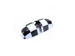 Checkered Flag Cover Rearview Mirror
