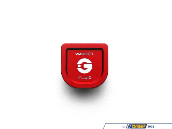 Goldenwrench Supply Co BLACKLINE Performance G8x Washer Fluid Cap - Motorsport Red G8XWFC-R