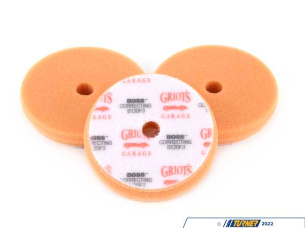 Griot's BOSS Correcting Foam Pads - 3" - 3 Pack B120F3
