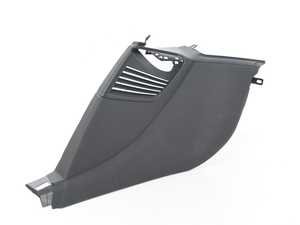 Genuine BMW Leather Lateral Trim Panel - Rear Right - SCHWARZ 