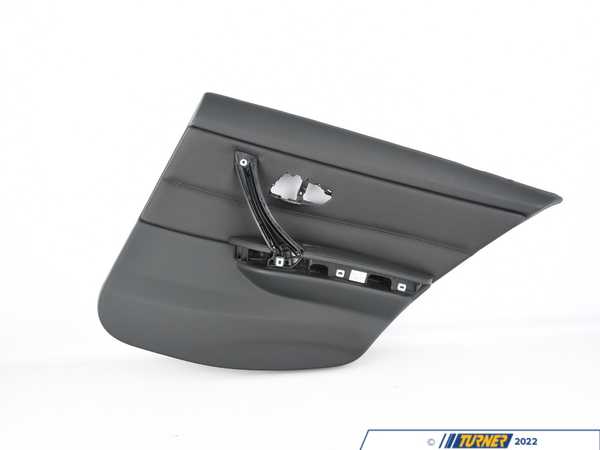Genuine BMW Genuine BMW Door Trim Panel, Rear, Right Schwarz - 51427217580 - E90 51427217580