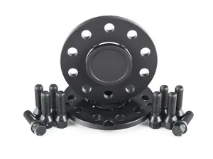 Turner Black BMW 10mm Wheel Spacers With Integrated Hub Extender & Extended Wheel Bolts - F8X M2/M3/M4