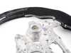 ECS ECS Custom Steering Wheel - Flat Bottom/Forged CF/Alcantara/White Stitching/White Center Stripe - F8x 010655LA01 View 4