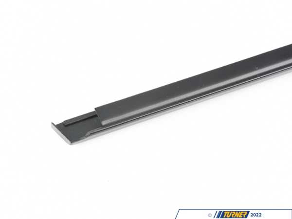 Genuine BMW Genuine BMW Waist Rail Trim Strip, Ext. - 51222427420 - Gloss Black 51222427420