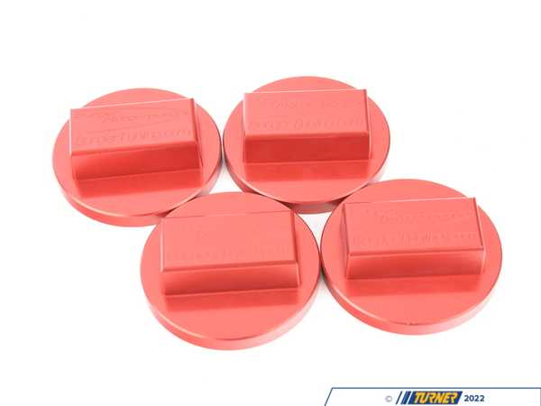 Burger Motorsports Universal BMW Jack Pad Red - Set Of 4  BMWJACKPADRED4
