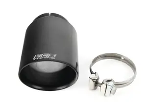 Black Chrome UNIVERSAL Swivel Exhaust Tip - 4.0" - Each