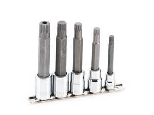 5 Pc. XZN Long Bit Socket Set, 8, 10, 12, 14 & 16mm