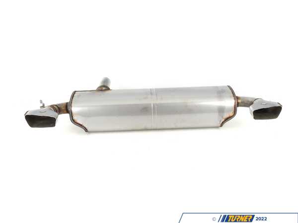 Genuine BMW REAR MUFFLER WITH EXHAUST FL 18308657603