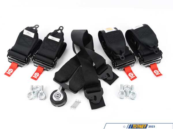 Sparco 6 Point Hans-Compatible Harness - Black 04818RHALPD1N