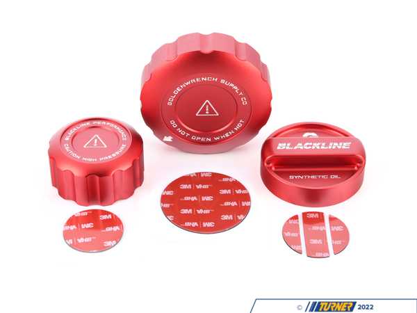 Goldenwrench Supply Co BMW S58 Blackline Performance Edition Red Cap Set S58ECS-R