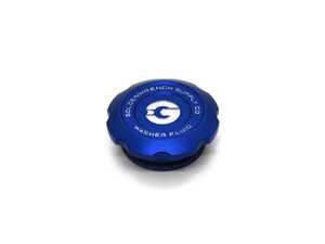 BLACKLINE Performance E9x Washer Fluid Cap - Motorsport Blue