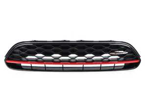 JCW Grille Piano Black With Red Stripe