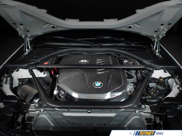 Doorbusters Carbon Fiber Strut Brace With Carbon Fiber Engine Cover - G-Chassis B58 011902LADBKT