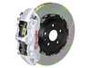 Brembo 11-12 1M (E82), 08-13 M3 (E90, E92, E93), Front, Slotted, Silver, 6 Piston, 380x34 2-Piece 1N2.9003A3 View 1