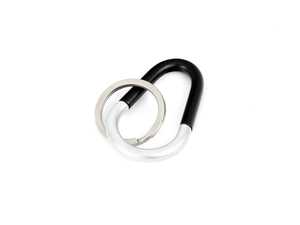 MINI Keyring Color Black - Black/Silver