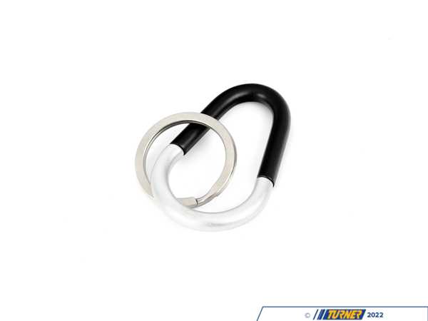 Genuine MINI MINI Keyring Color Black - Black/Silver 80272460882