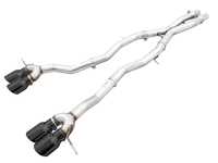 AWE AWE Track Edition Catback Exhaust System - Chrome Silver Or Diamond Black Tips - BMW G80 M3, G82 M4 S58 3.0L AWEG8XTRK