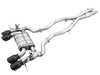 AWE AWE SwitchPath Catback Exhaust System - Chrome Silver Or Diamond Black Tips - BMW G80 M3, G82 M4 S58 3.0L AWEG8XSP View 1