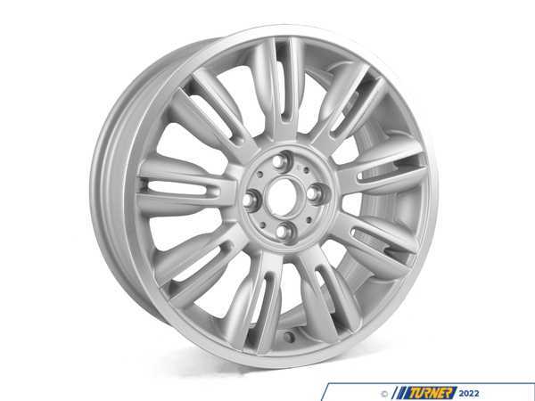 Genuine MINI Genuine MINI R5X Light Alloy Rim, Silver 7Jx17 Et:48 - 36116799229 36116799229