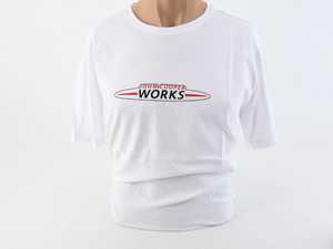 MINI JCW MEN'S Logo T Shirt Logo White - XL