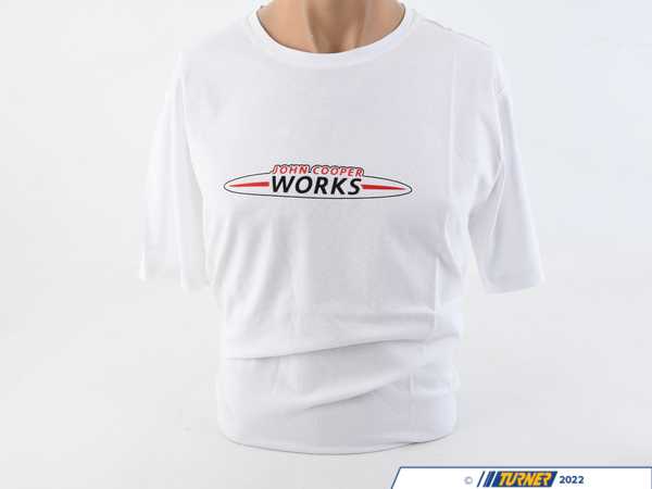 Genuine MINI MINI JCW MEN'S Logo T Shirt Logo White - XL 80142454511