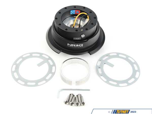 NRG Quick Release Kit - Black/Black Ring SRK-280BK
