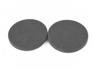 Black Foam Finishing Pads - 5.5" - 2 Pack 