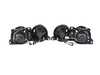 Depo E30 Euro Smoked Crosshair Headlights - Pair  4441116PXLDB2 View 4