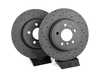 Hawk Hawk Talon Cross Drilled & Slotted Brake Rotor Pair - Front (325x25) - E83 X3 HTC4813 View 1