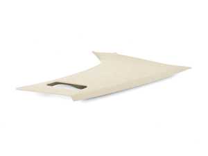 Genuine BMW Trim Panel Column, Rear Left Pergament - 51438126455 - E34