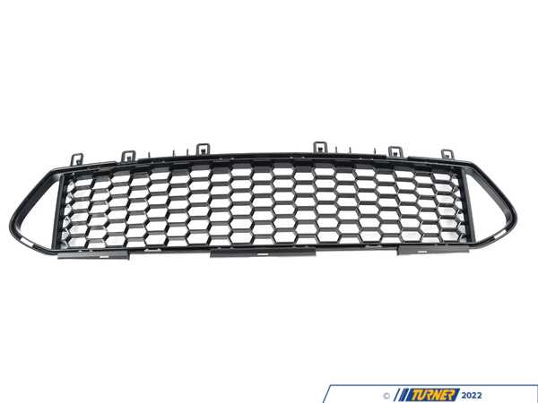 Genuine BMW GRILL, BUMPER, CENTER, FRONT 51118097500