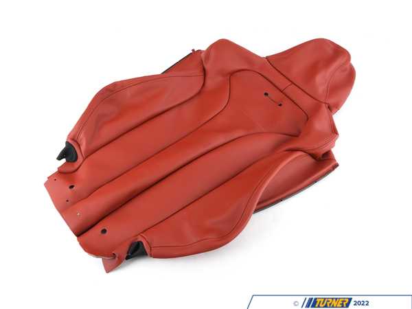 Genuine BMW Genuine BMW Leather Cover Sport Backrest Right - Sakhirorange - 52108058274 - F80,F82, 52108058274
